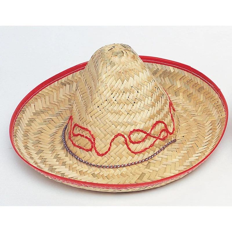 Straw sombrero for kids