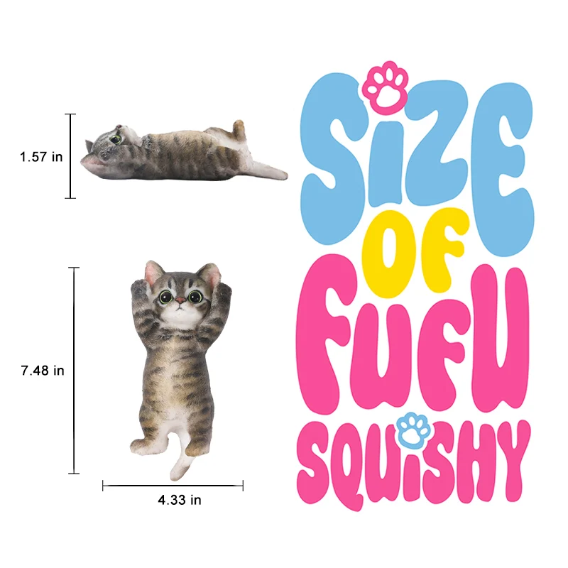 Calico Cheer Kitty Taba Squishy
