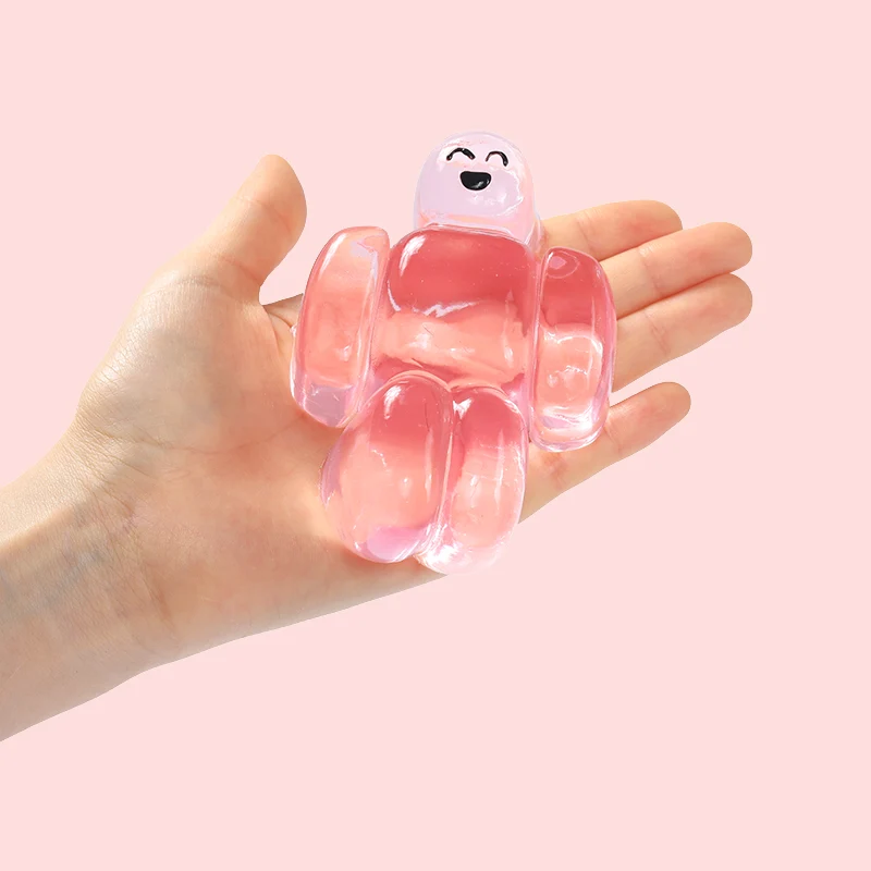 200g Crystal Pink Noob Taba Squishy