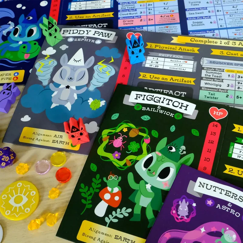 Familiars and Foes Cooperative Board Game