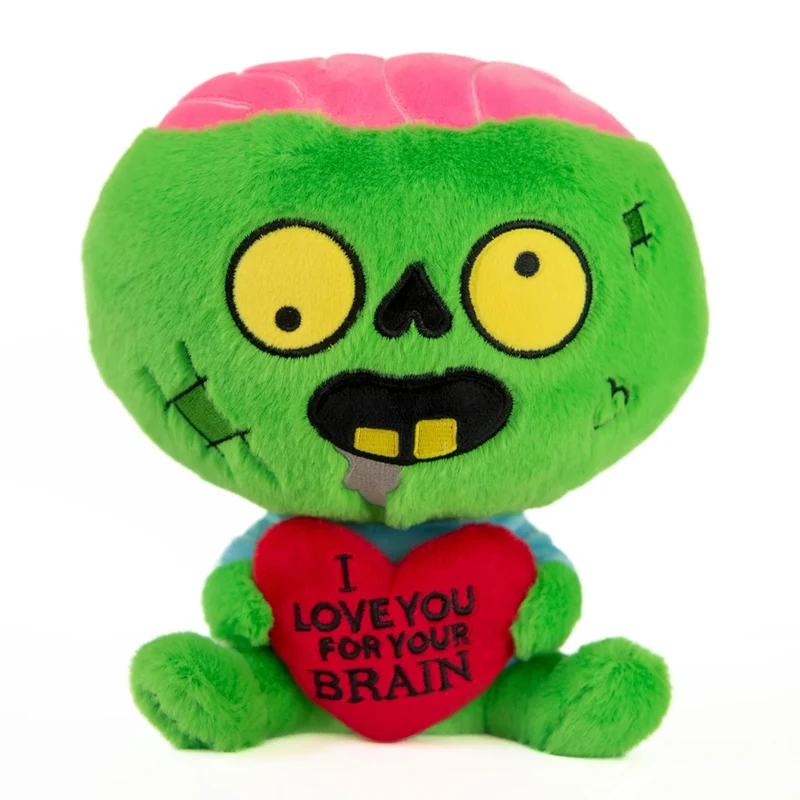 I Love you for your Brain- Plushie Zombie-