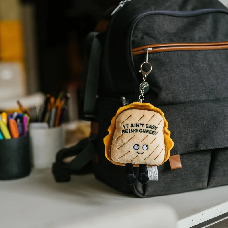 It Ain't Easy Being Cheesy Bag Charm