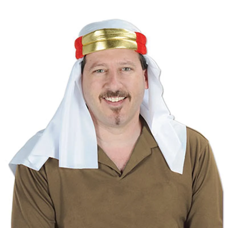 Satin shiek hat