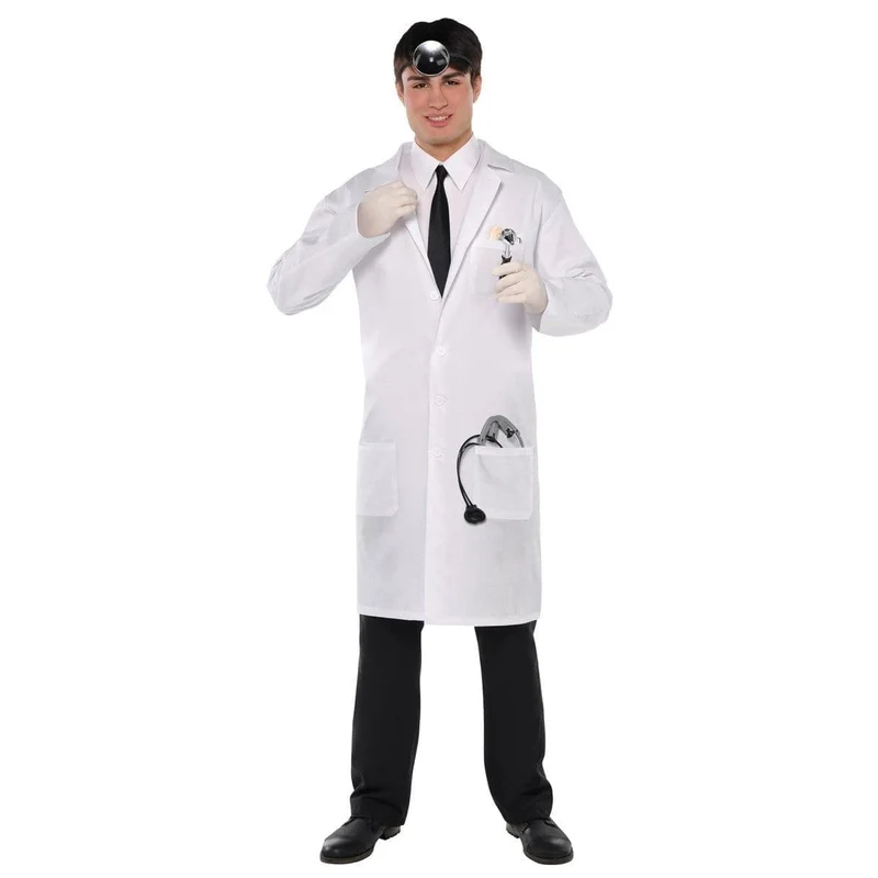 Doctor lab coat for adults