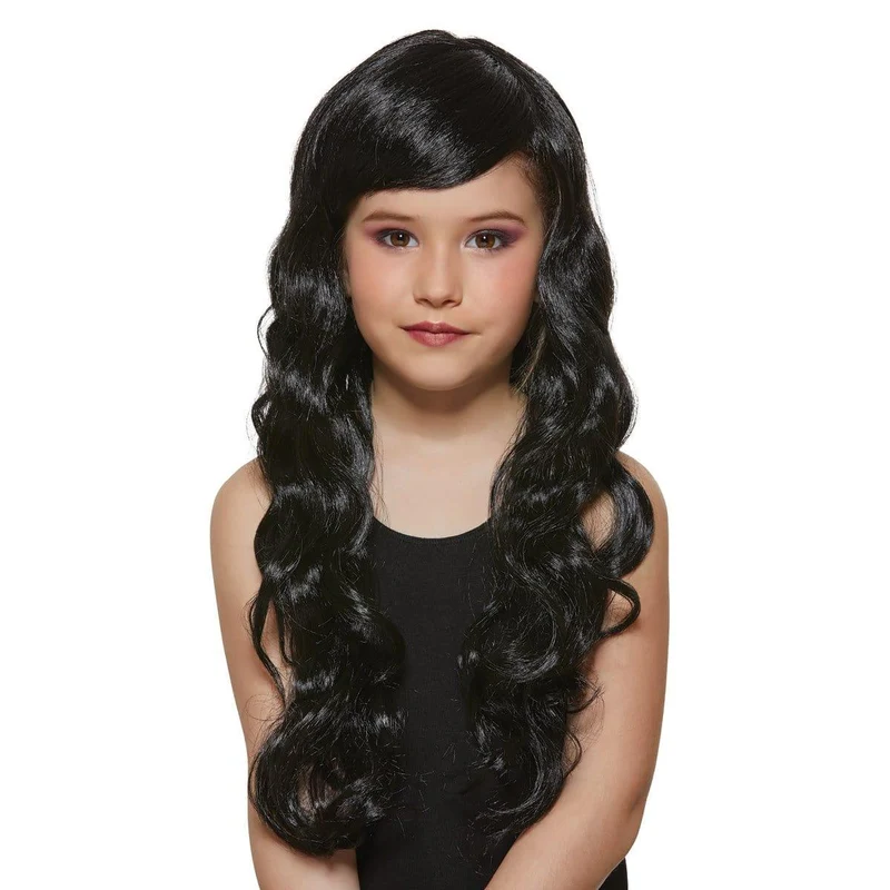Black Petite Diva wig for girls