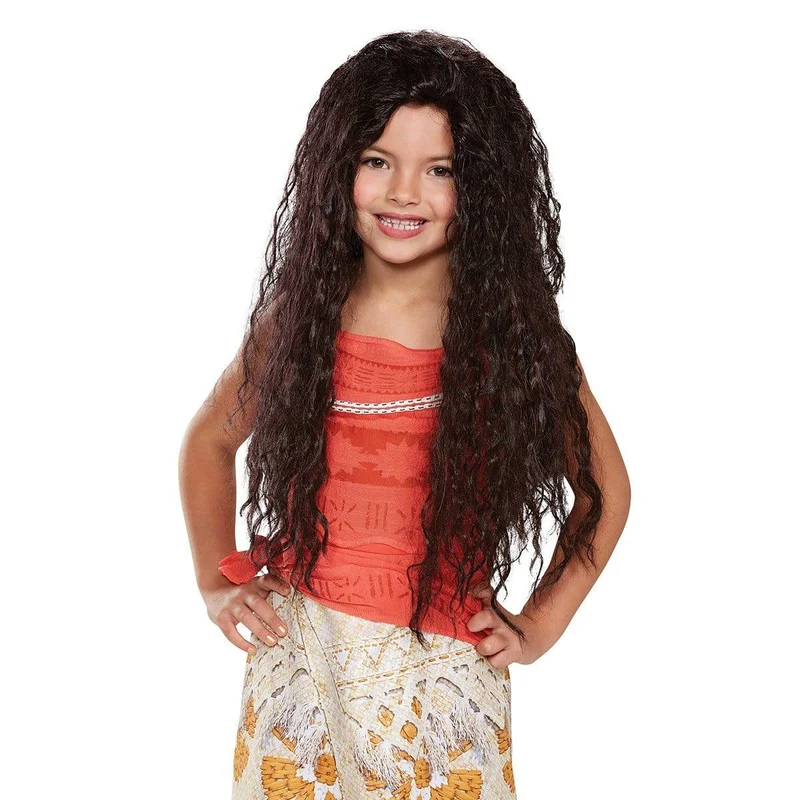 Moana wig for girls, Moana