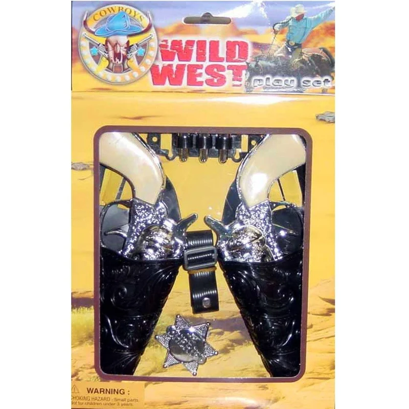 Dual Western Gun and Holster Set