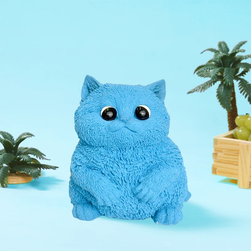 800g Giant Klein Blue Cat Taba Squishy