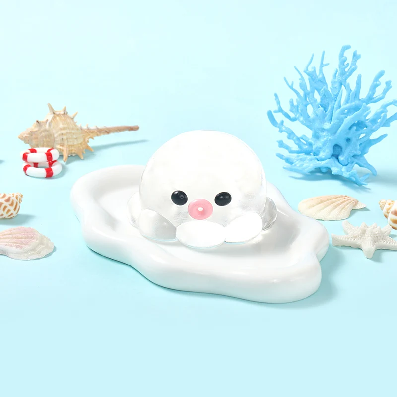 Crystal Clear Octopus Taba Squishy
