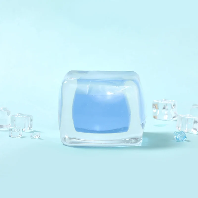 Crystal Blue Ice Cube Taba Squishy
