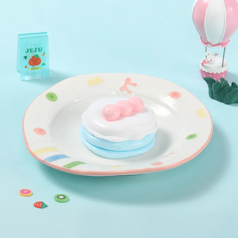 Small Blue Soy Milk Soufflé Taba Squishy