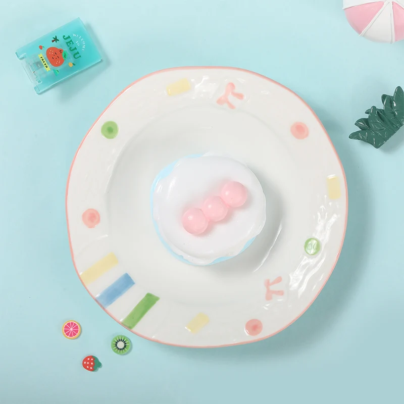Small Blue Soy Milk Soufflé Taba Squishy