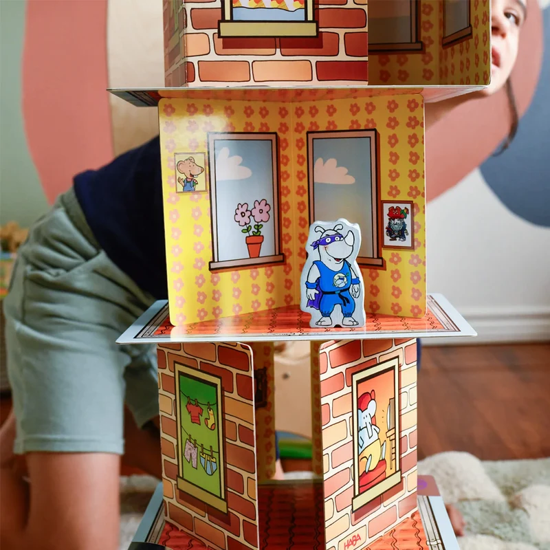 Giant Rhino Hero XXL Stacking Cards Game