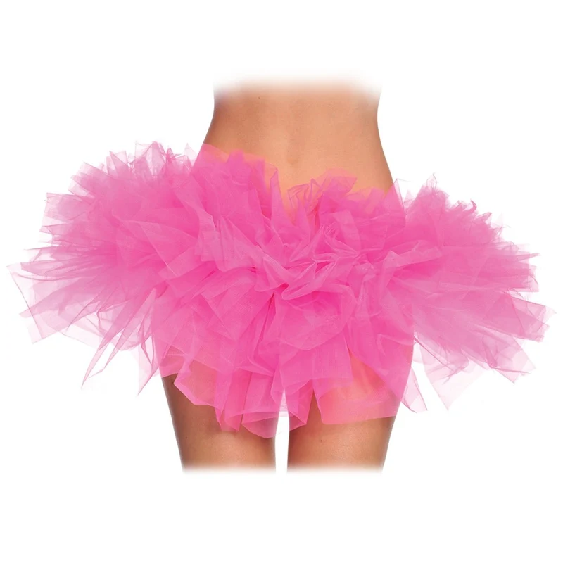 Neon pink organza tutu for women