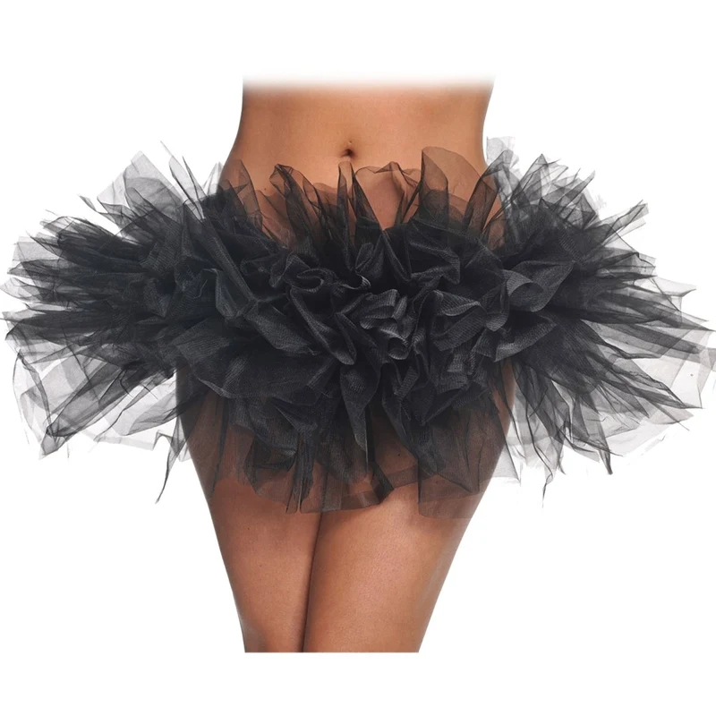 Black organza tutu for women