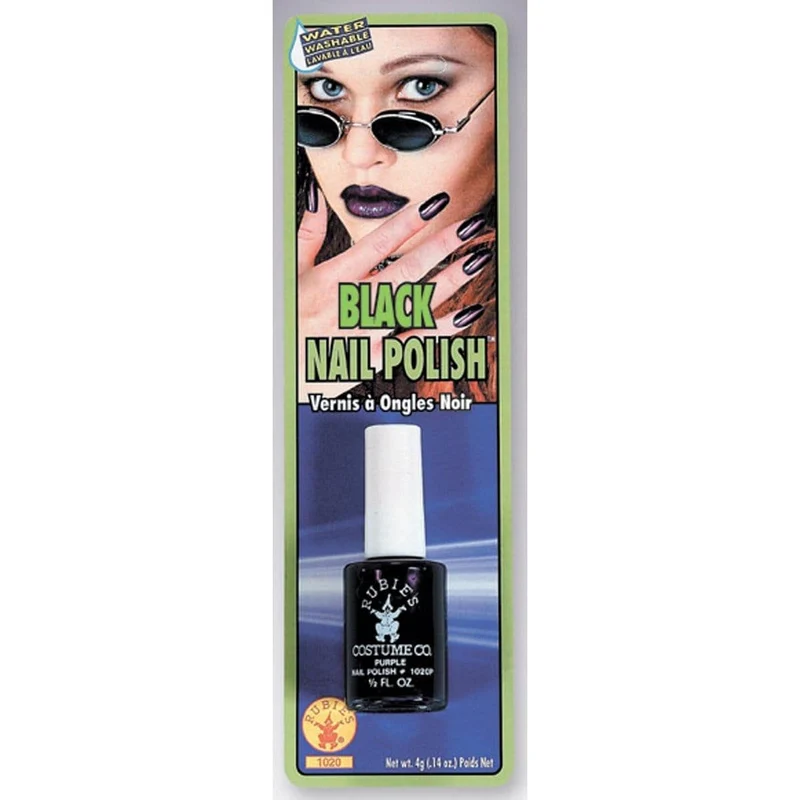 Black nail polish