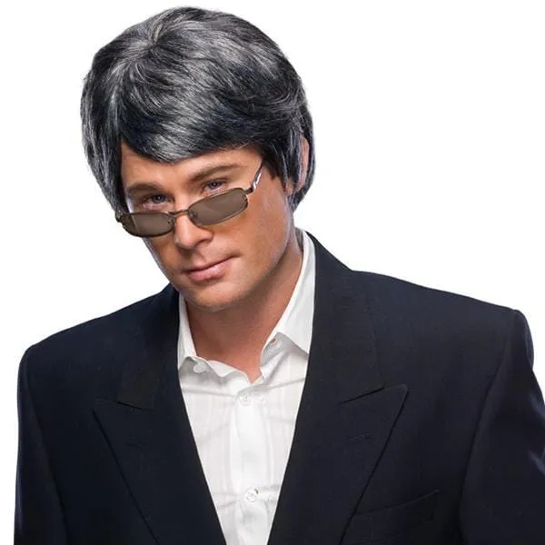 Grey character wig for men