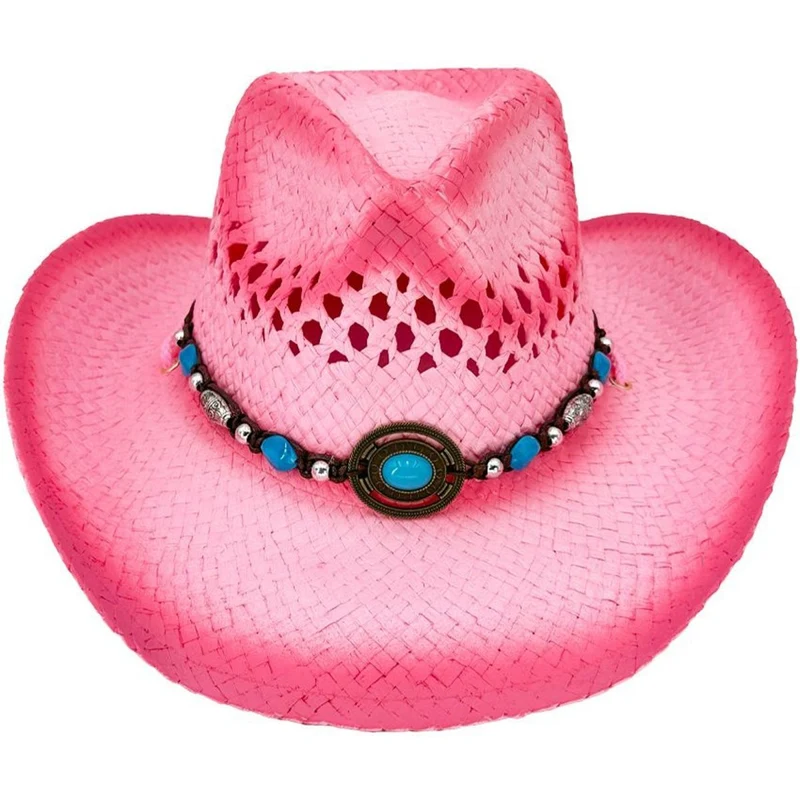 Pink cowboy hat for adults