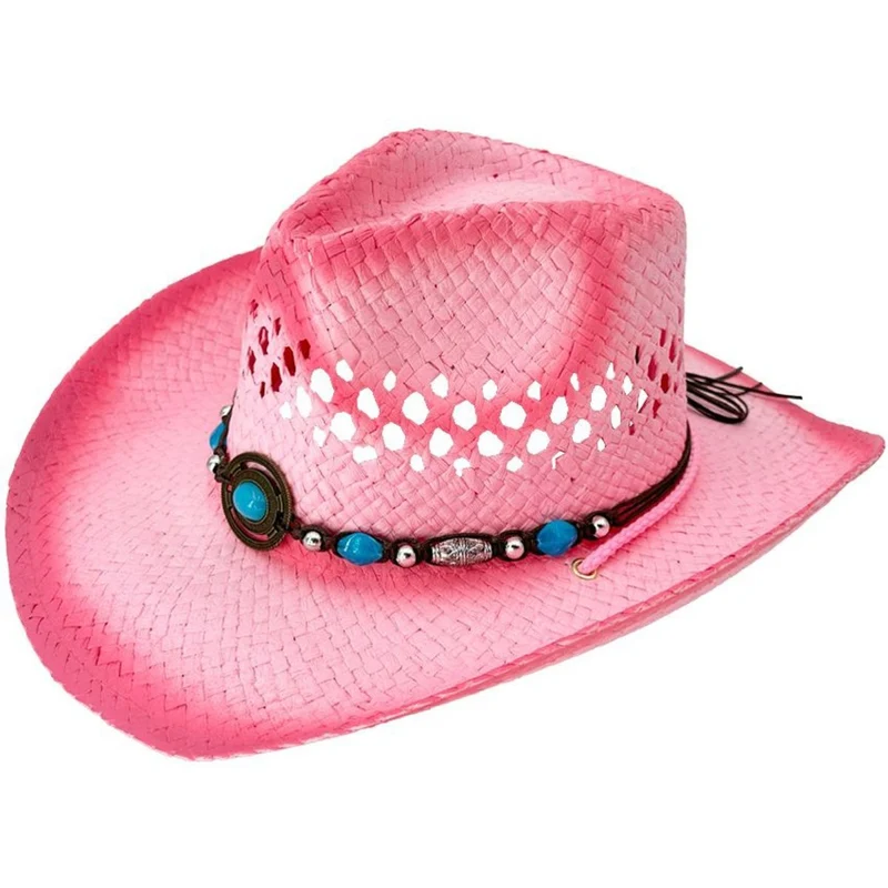 Pink cowboy hat for adults
