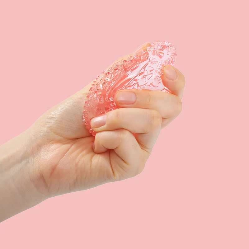 80g Crystal Pink Cookie Taba Squishy