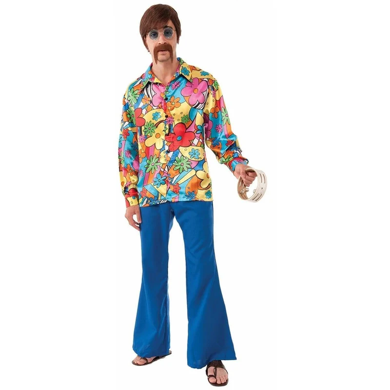 Hippie groovy gogo shirt for men
