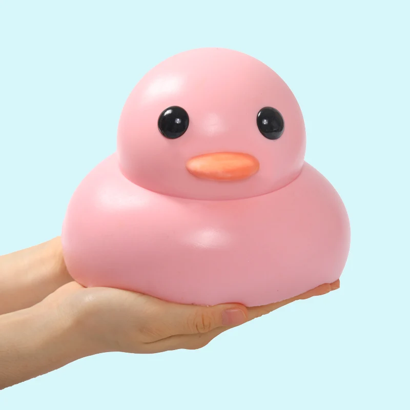 2100g Giant Rubber Pink Duck Taba Squishy