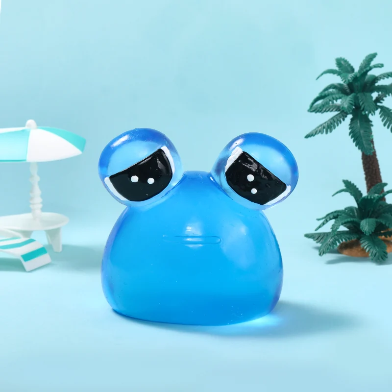 800g Giant Blue Crystal Pou Taba Squishy