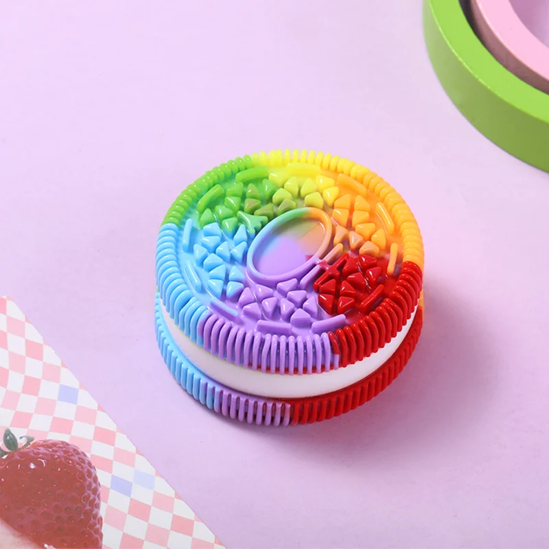 200g Rainbow Cookie Taba Squishy