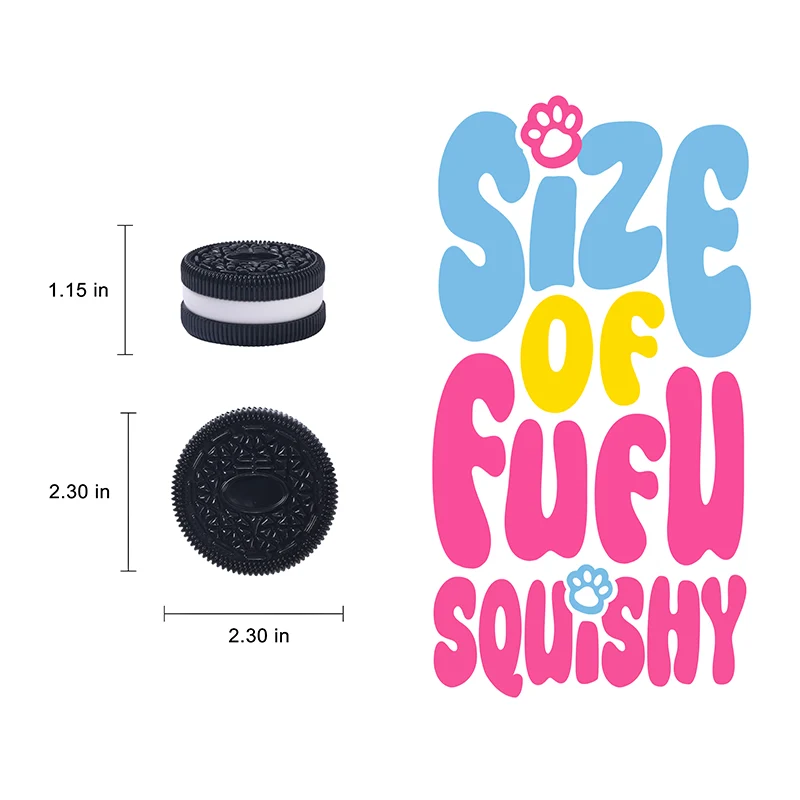 80g Black Cookie Taba Squishy
