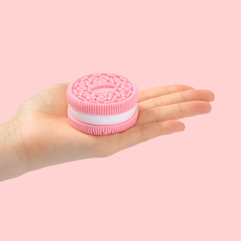80g Pink Cookie Taba Squishy