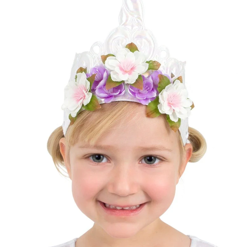 Unicorn princess crown for girls