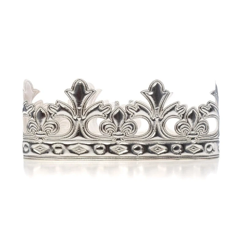 Silver prince crown for boys