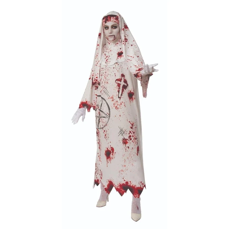 Bloody Nun Costume for Adults