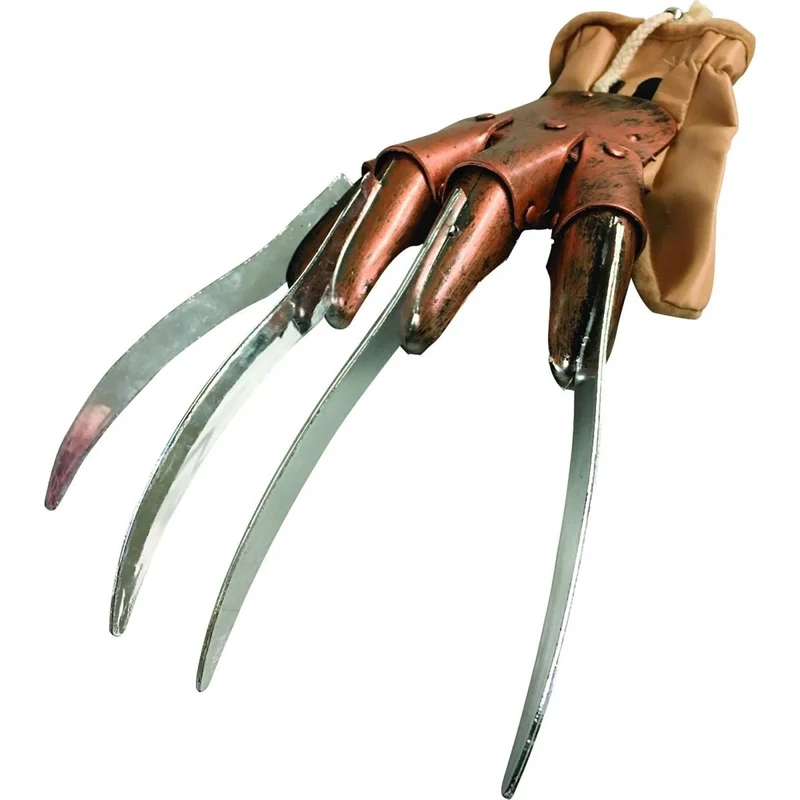 Freddy Krueger deluxe glove for adults, A Nightmare on Elm Street