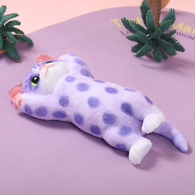 Lavender Spots Cheer Kitty Taba Squishy