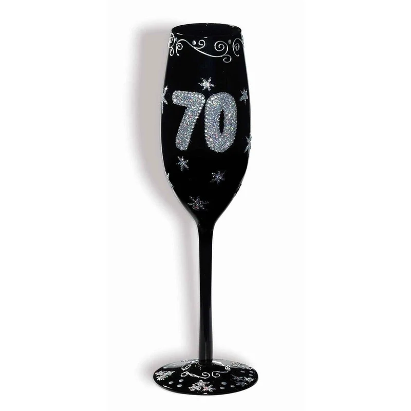 Champagne Flute - 70th Birthday
