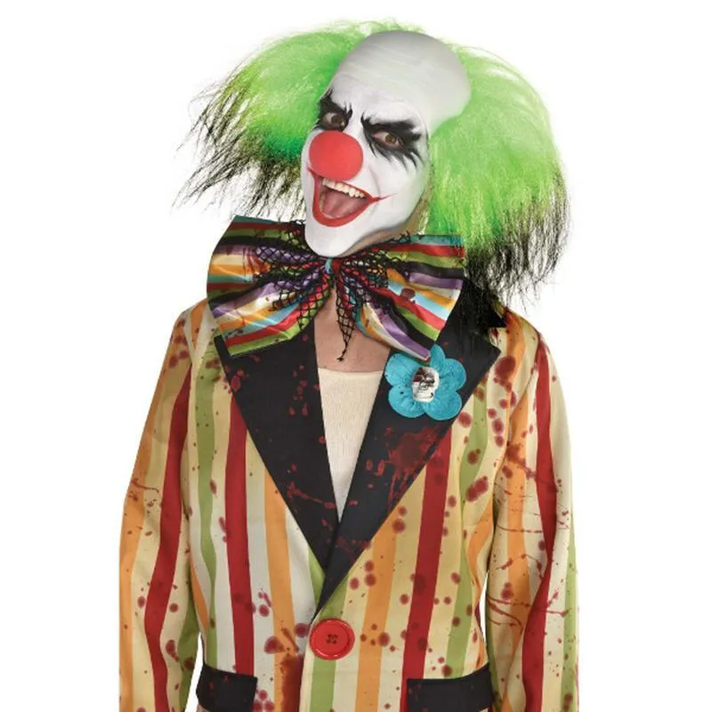 Freak show clown giant bloody bow tie