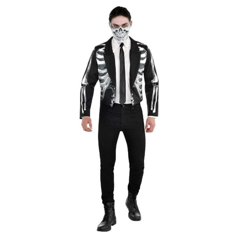 Skeleton tailcoat jacket for men