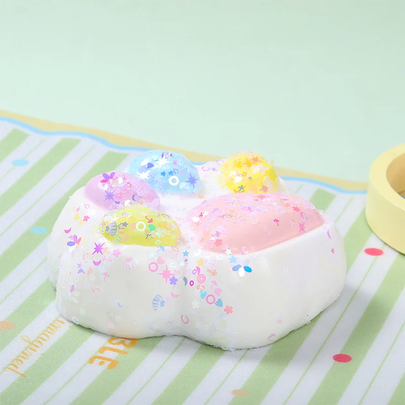 800g Super Large Rainbow Color Cat Paw Taba Squishy