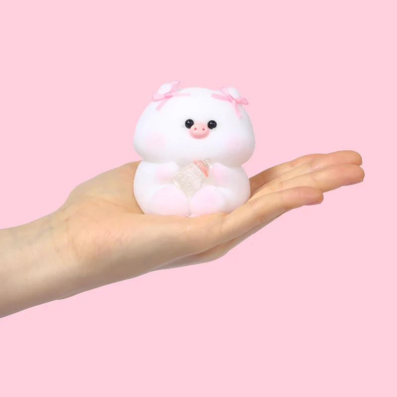 White Cute Little Pig Squishy