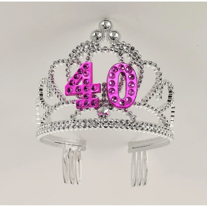 Plastic Tiara - 40th Birthday