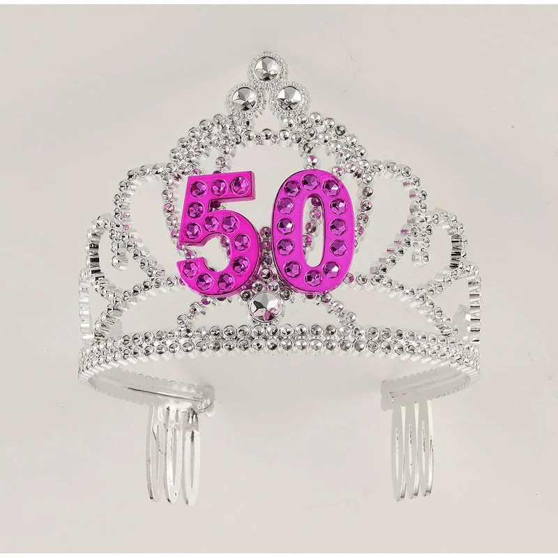 Plastic Tiara - 50th Birthday