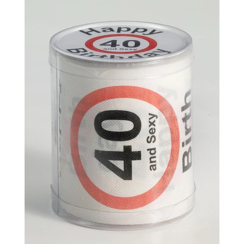 Happy 40th Birthday' Toilet Paper