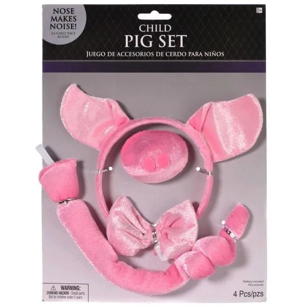 Pig accessory kit for kids
