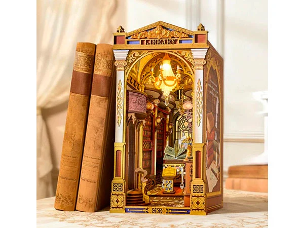 Maquette Librairie des Merveilles Book Nook - Robotime