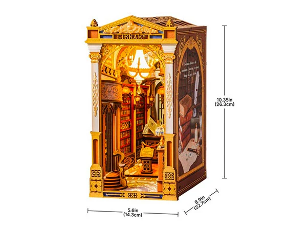 Maquette Librairie des Merveilles Book Nook - Robotime