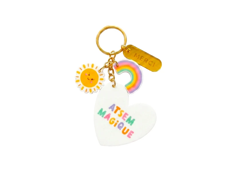 Porte-clé grigri ATSEM Magique - Cadeau de fin d'année scolaire - Print Your Love