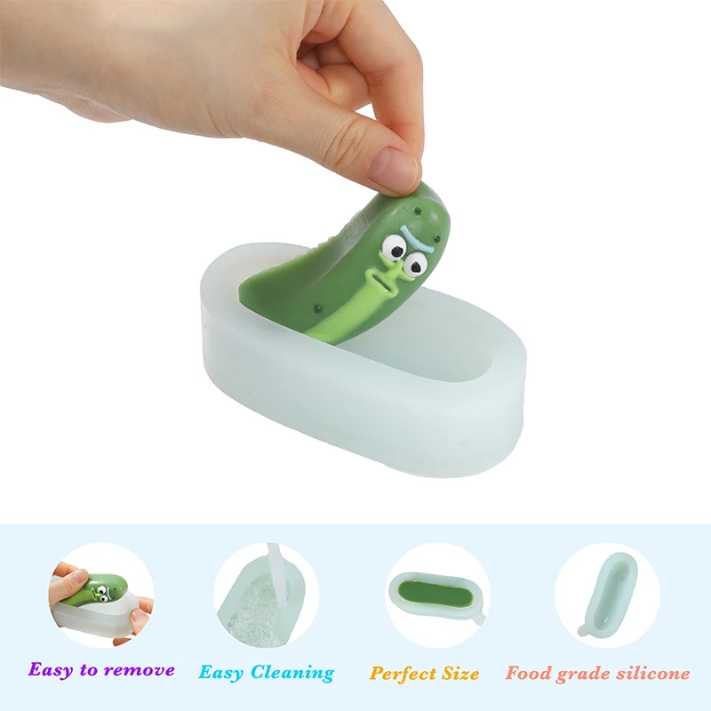 70g Cucumber Man Squishy Mold