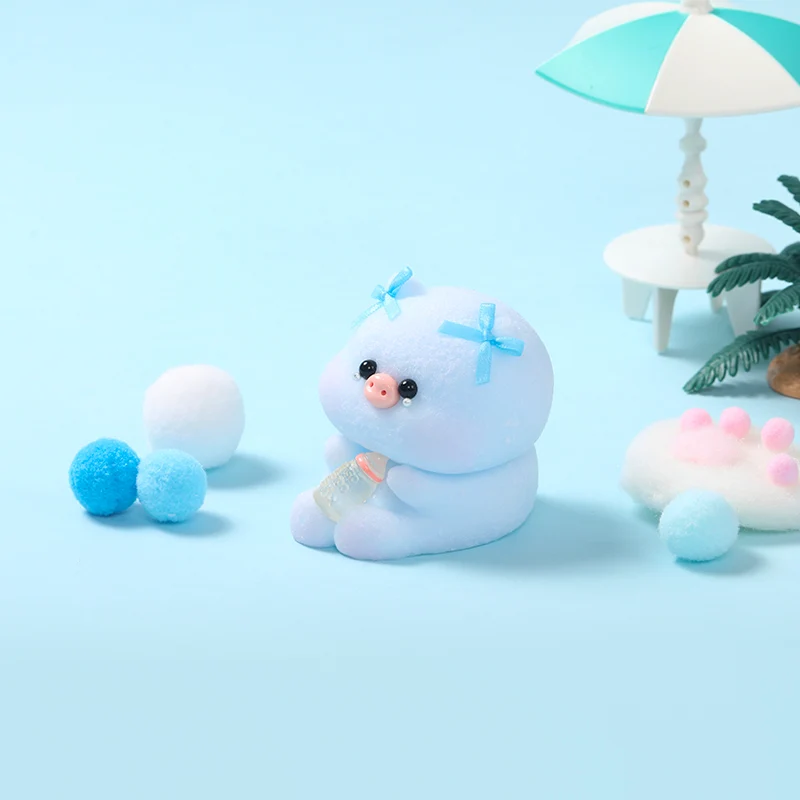 Blue Cute Little Pig Squishy