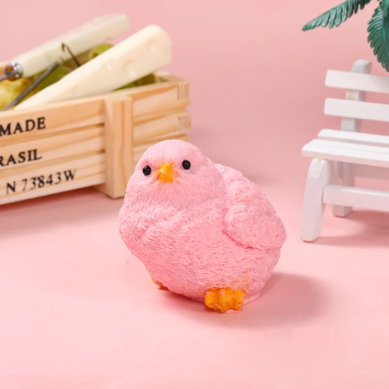 130g Pink Chicken Taba Squishy